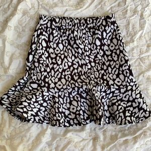 BRAND NEW Leopard mini skirt